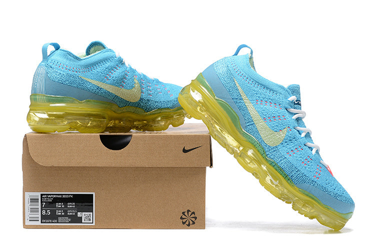Nike Air VaporMax 2023 Flyknit Sneakers in Blue DV1678-100 - product image from the listing.