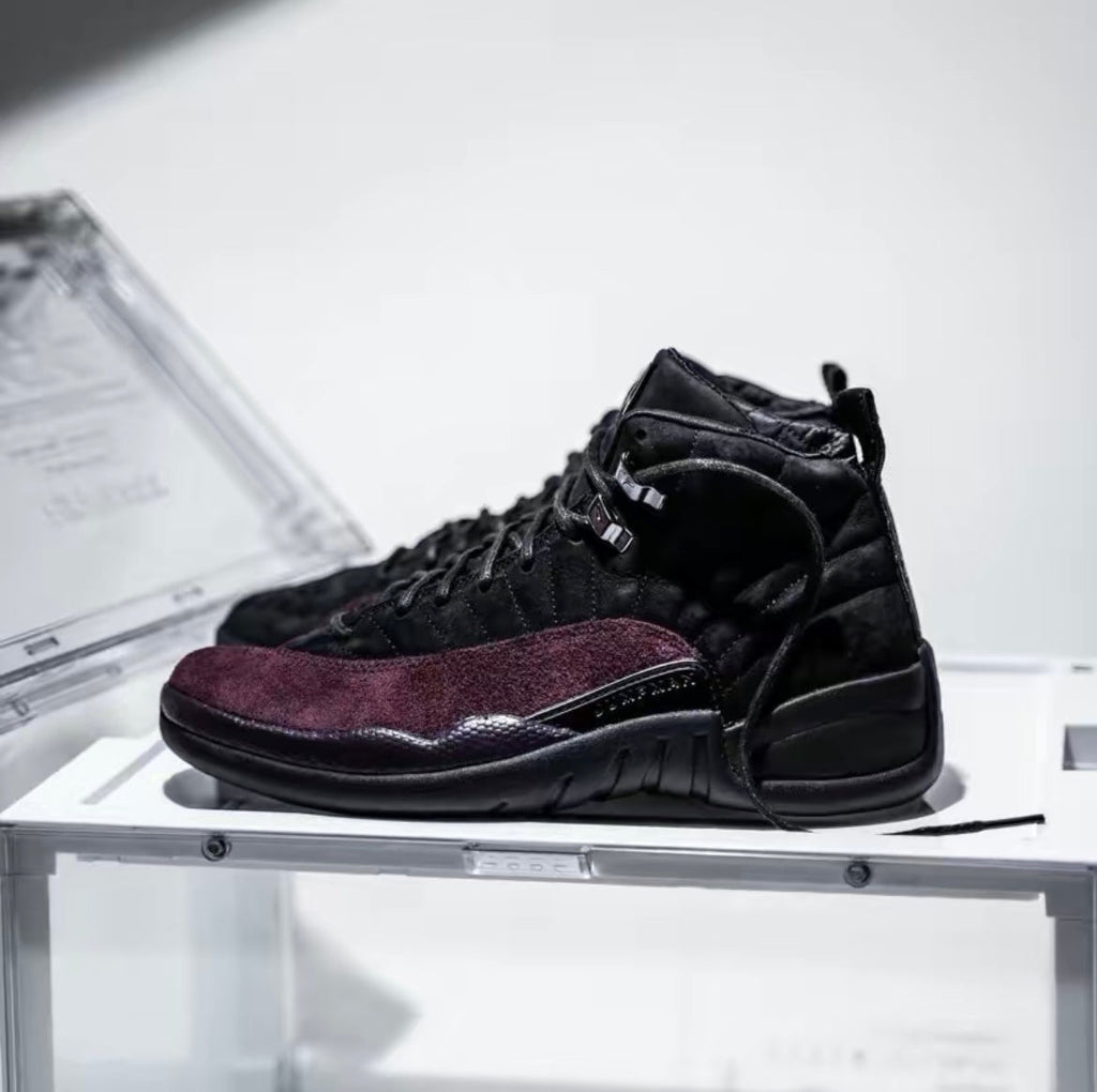 Jordan 12 Retro A Ma Maniére in Black Burgundy DV6989-001 - product image from the listing.