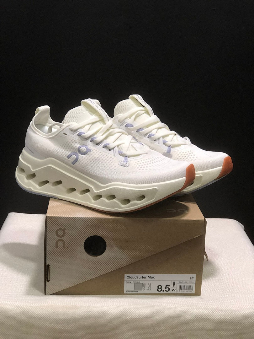 On Cloudsurfer Max Ivory Nimbus Sneakers for Running - product image from the listing.