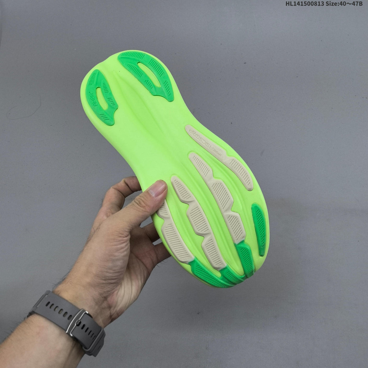 ASICS Gel-Nimbus 28 Running Shoes White Neon in Green - product image from the listing.