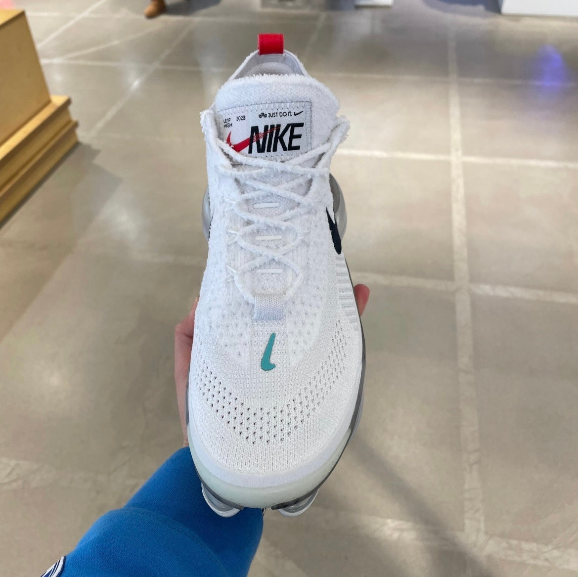 Nike Air Max Scorpion Sneakers in White Black FD4319-101 - product image from the listing.