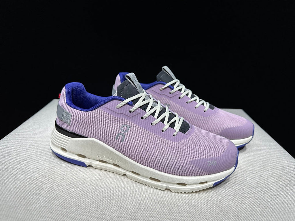 On Cloudnova Form 2 Sneakers in Lilac and in White - product image from the listing.