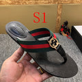 Women's YGS011 and Man Leather Slippers 36-44 Shoes with Box - product image from the listing.