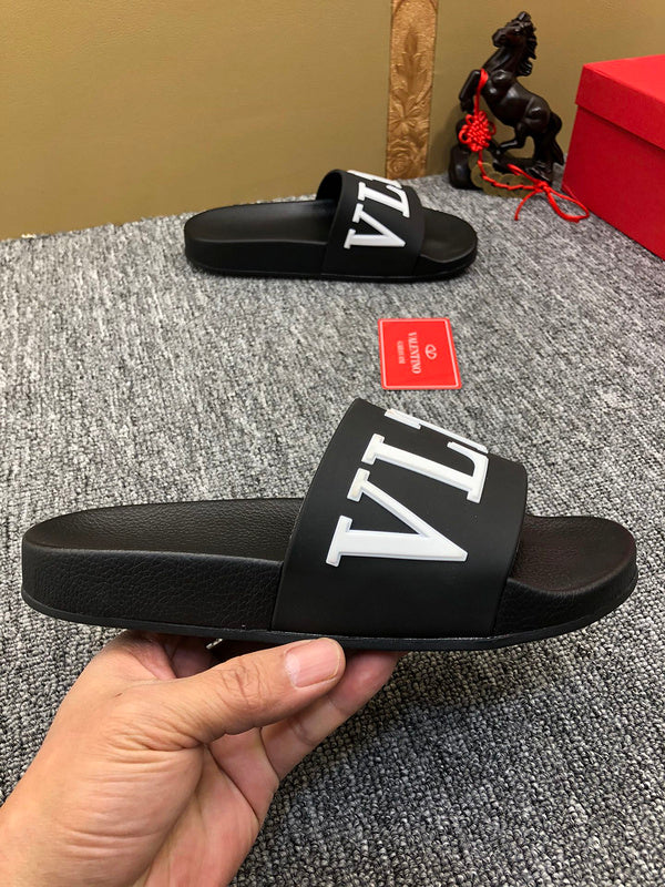 YVS3 Leather slippers couples Footwear 36-45 With box - product image from the listing.