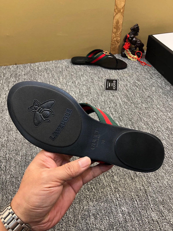 Women's YGS011 and Man Leather Slippers 36-44 Shoes with Box - product image from the listing.
