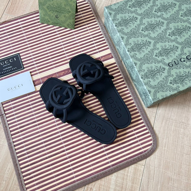 Women's MJGS71 Leather Slipper Size 35-42 Shoes with box - product image from the listing.