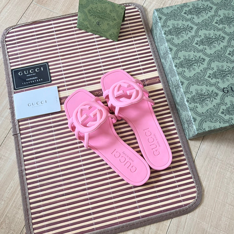 Women's MJGS71 Leather Slipper Size 35-42 Shoes with box - product image from the listing.