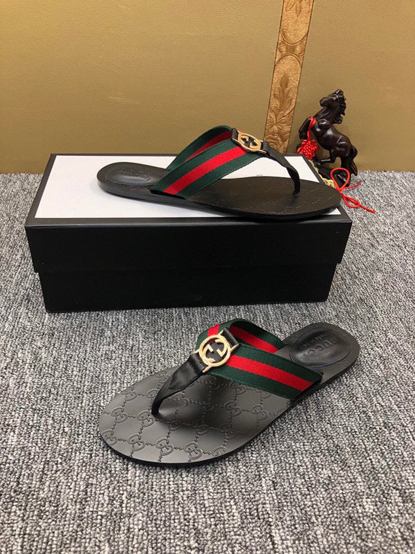 Women's YGS011 and Man Leather Slippers 36-44 Shoes with Box - product image from the listing.