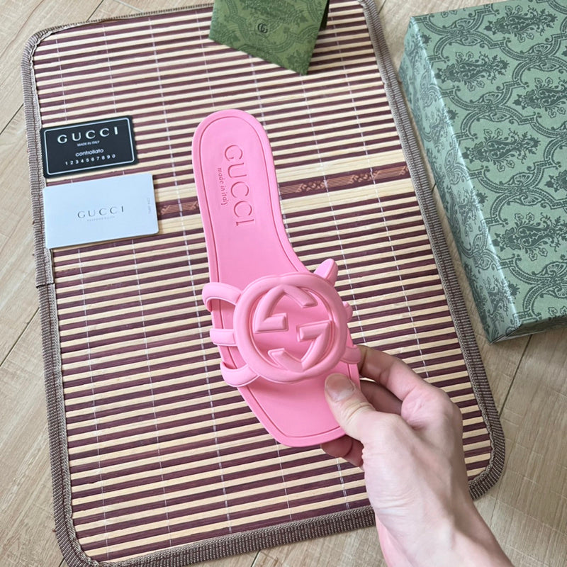 Women's MJGS71 Leather Slipper Size 35-42 Shoes with box - product image from the listing.
