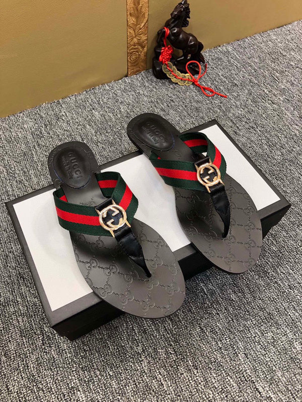 Women's YGS011 and Man Leather Slippers 36-44 Shoes with Box - product image from the listing.