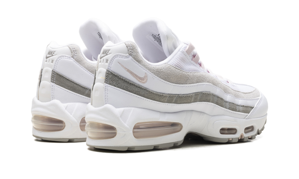Women's Air Max 95 OG "Big Bubble White Pearl Grey" IB6396 102 - product image from the listing.