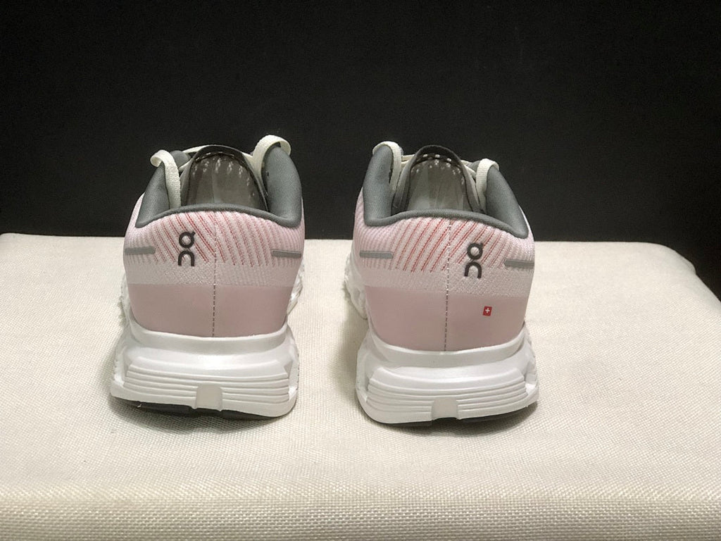 White and Pink On Cloud 6 Push Sneakers - product image from the listing.