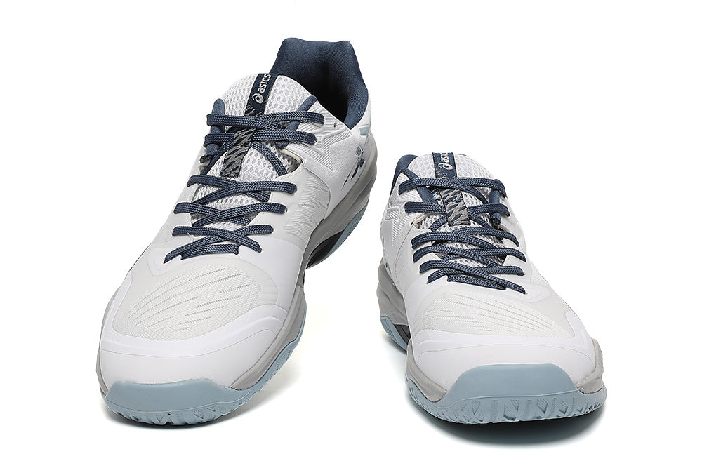 ASICS Sky Elite FF 3 Indoor Court Shoes in White Blue - product image from the listing.