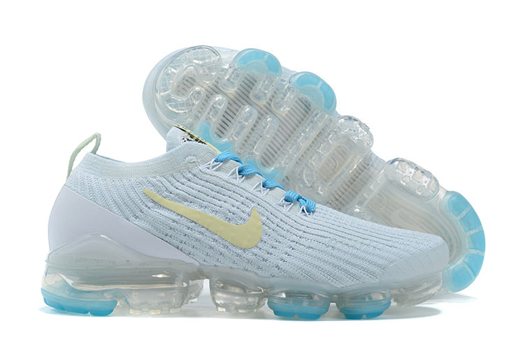 Nike Air VaporMax Flyknit 3 Sneakers in Light Blue AJ6910-500 - product image from the listing.