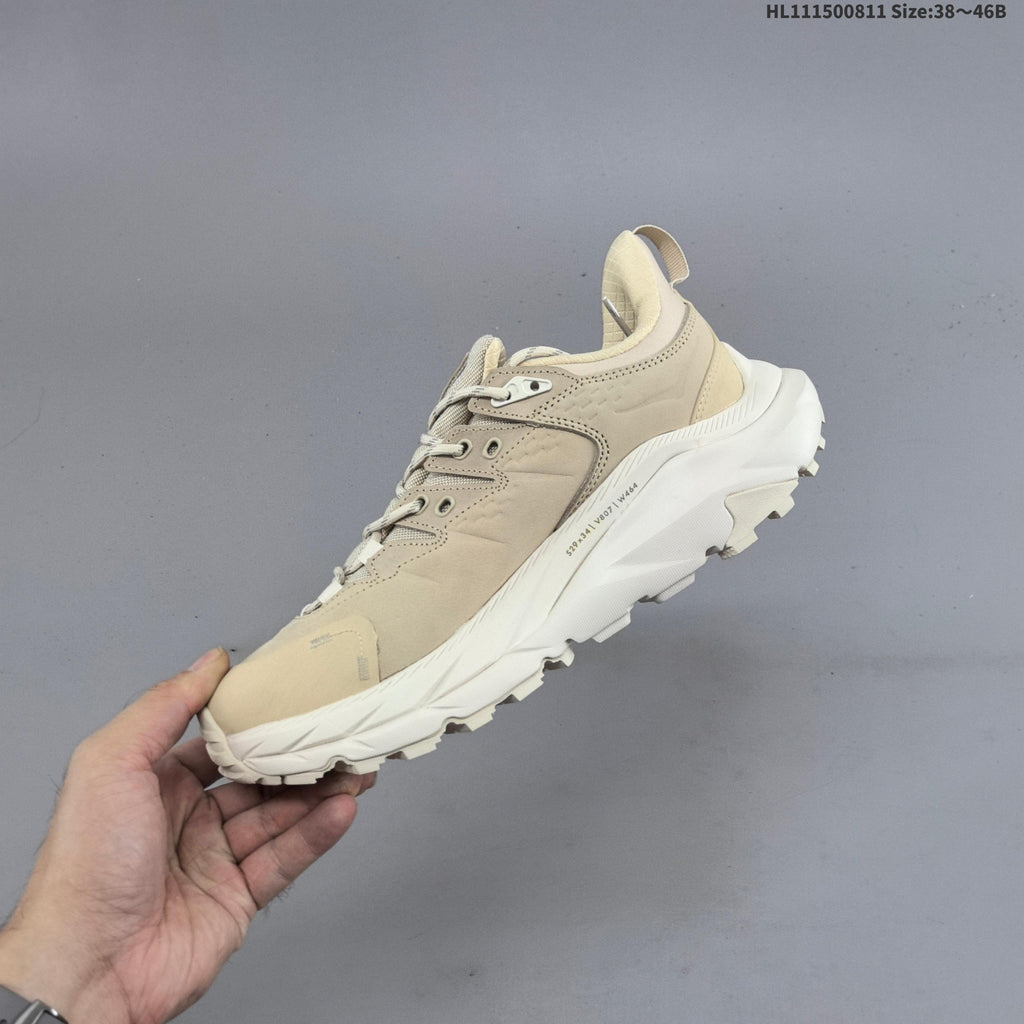 HOKA Kaha 2 Low GTX Low-Top Hiking Shoes, in Beige - product image from the listing.