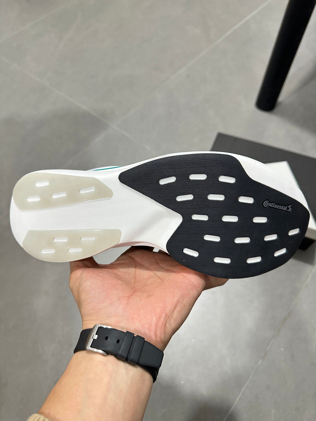Adidas Lightstrike Pro Running Shoes in White Teal - product image from the listing.
