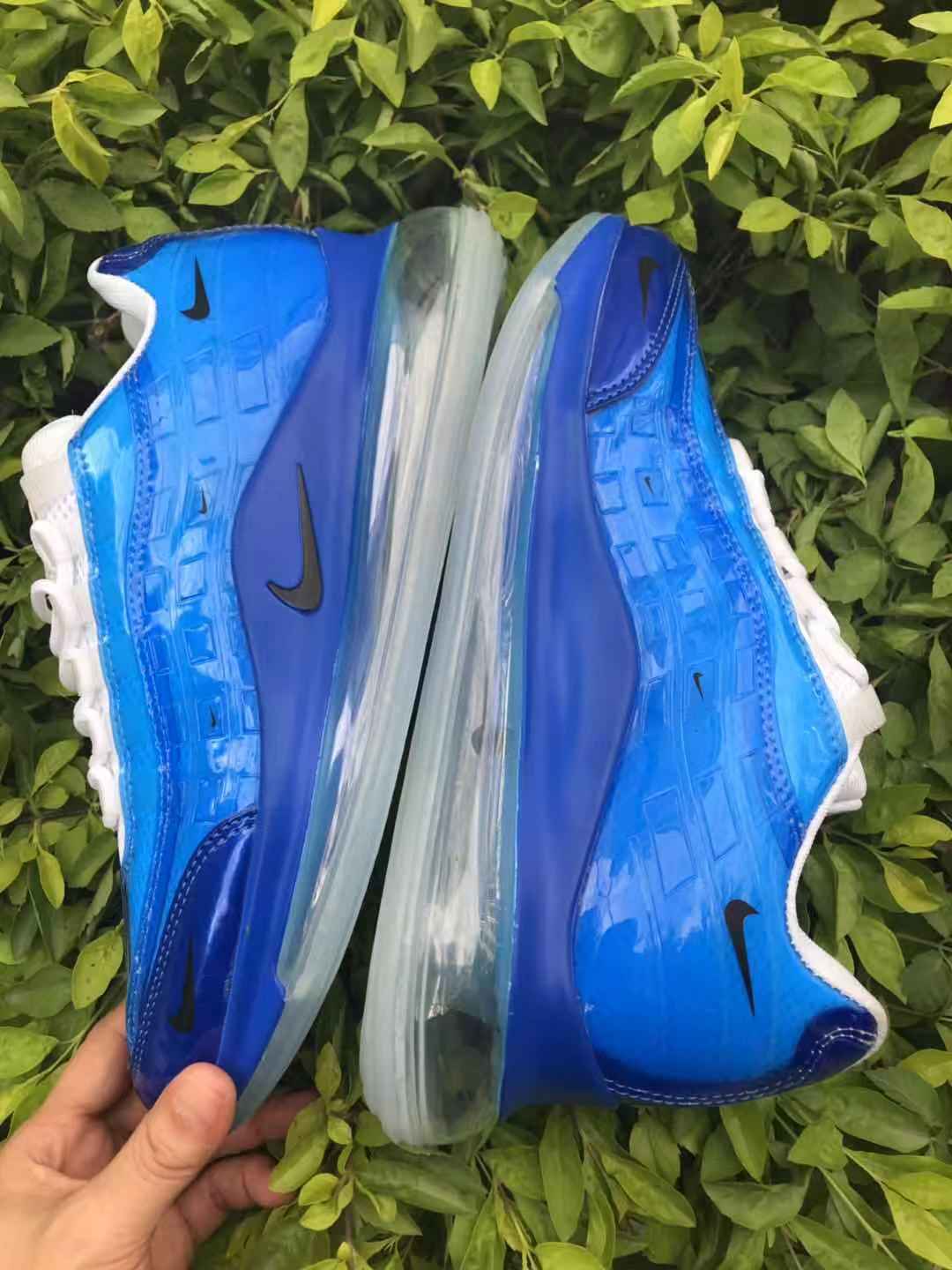 Nike Air Max 720 Sneakers in Blue and White - product image from the listing.