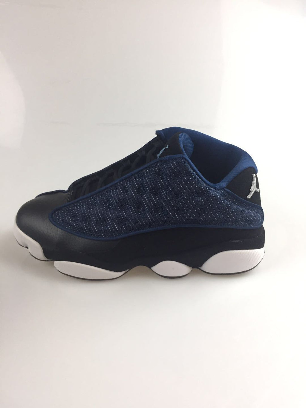 Navy and Volt Jordan Flight Club 91 Sneakers - product image from the listing.
