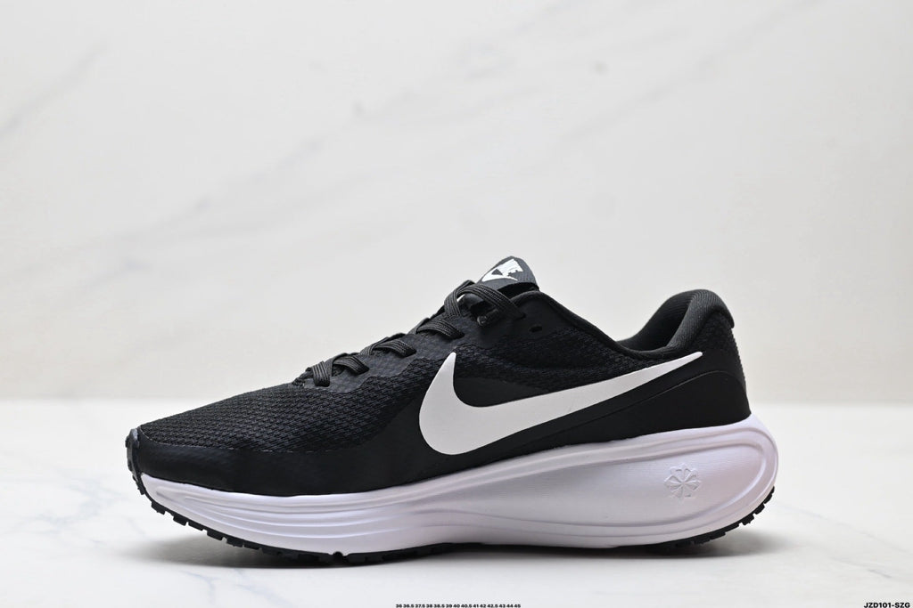 Nike Revolution 8 Running Sneakers in Black and White - product image from the listing.