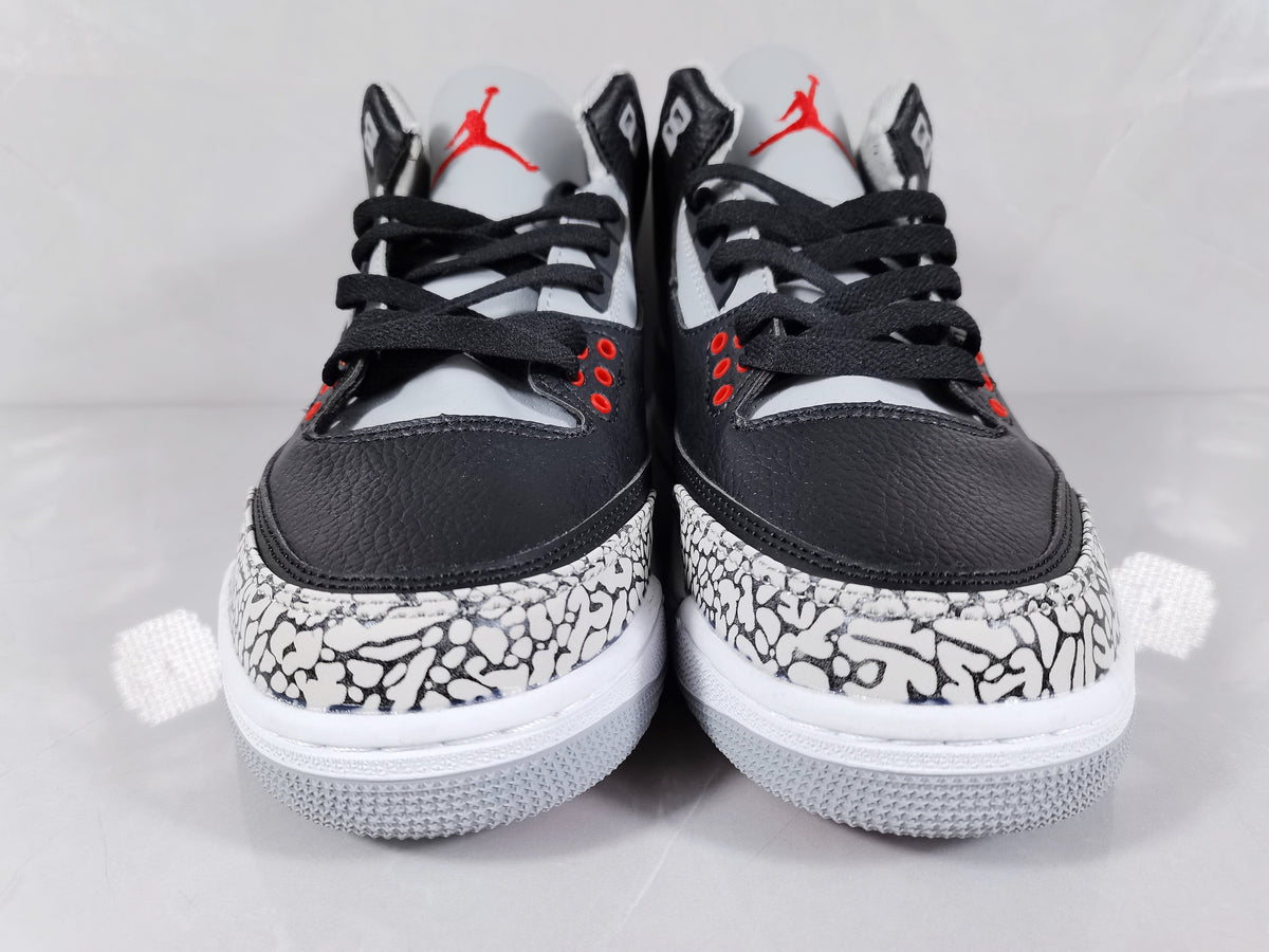 Black Cement Sneakers - Jordan 3 Retro - product image from the listing.