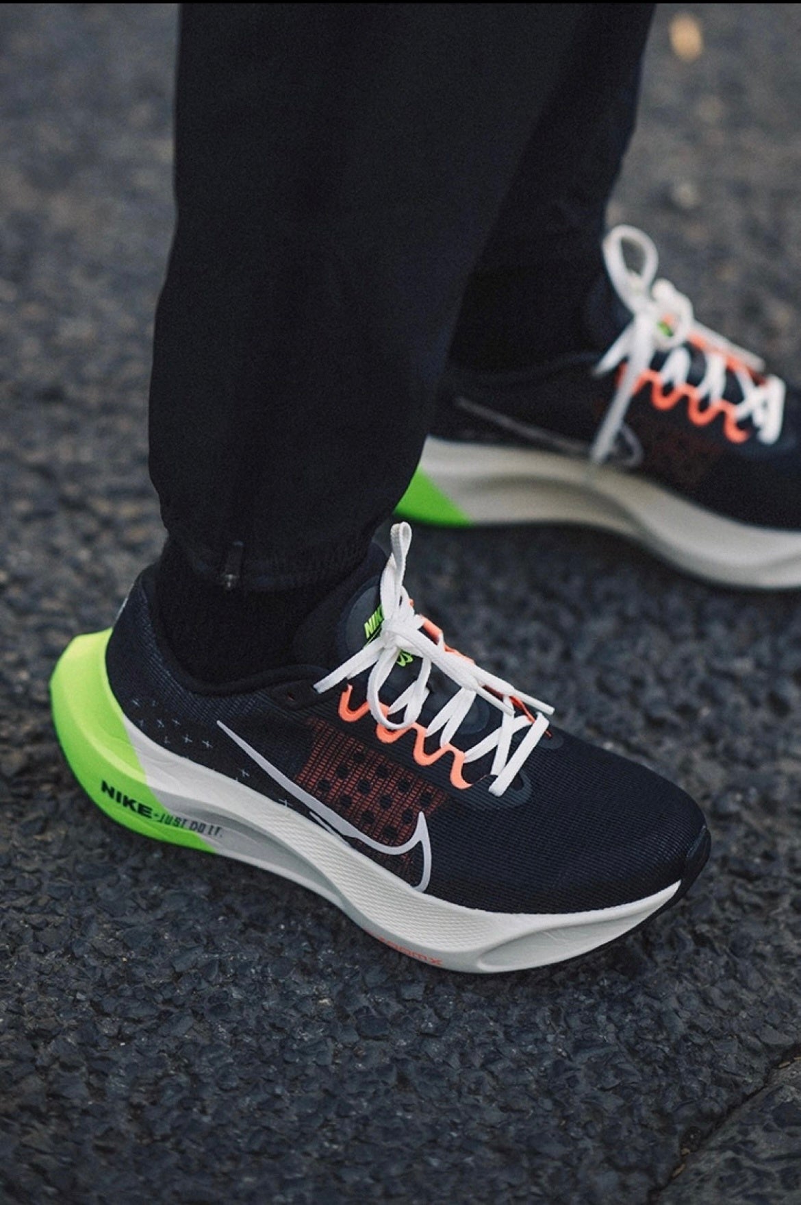 Nike Zoom Fly 5 Running Shoes in Black Volt FB1847-011 - product image from the listing.