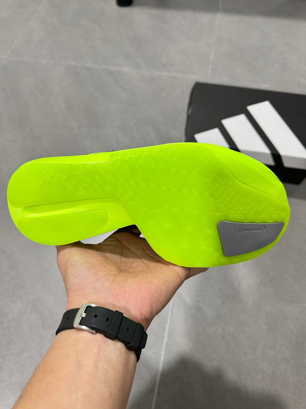 Adidas Lightstrike Pro Running Shoes in Neon in Yellow and Black KI8297 - product image from the listing.