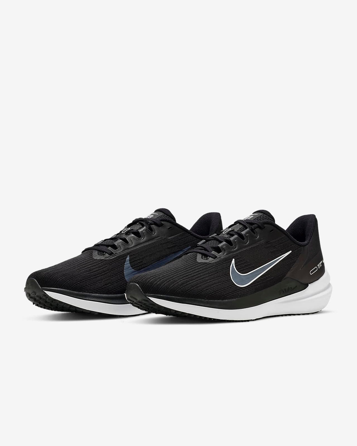 Nike Air Winflo 9 Running Shoes in Black DD6203-001 - product image from the listing.