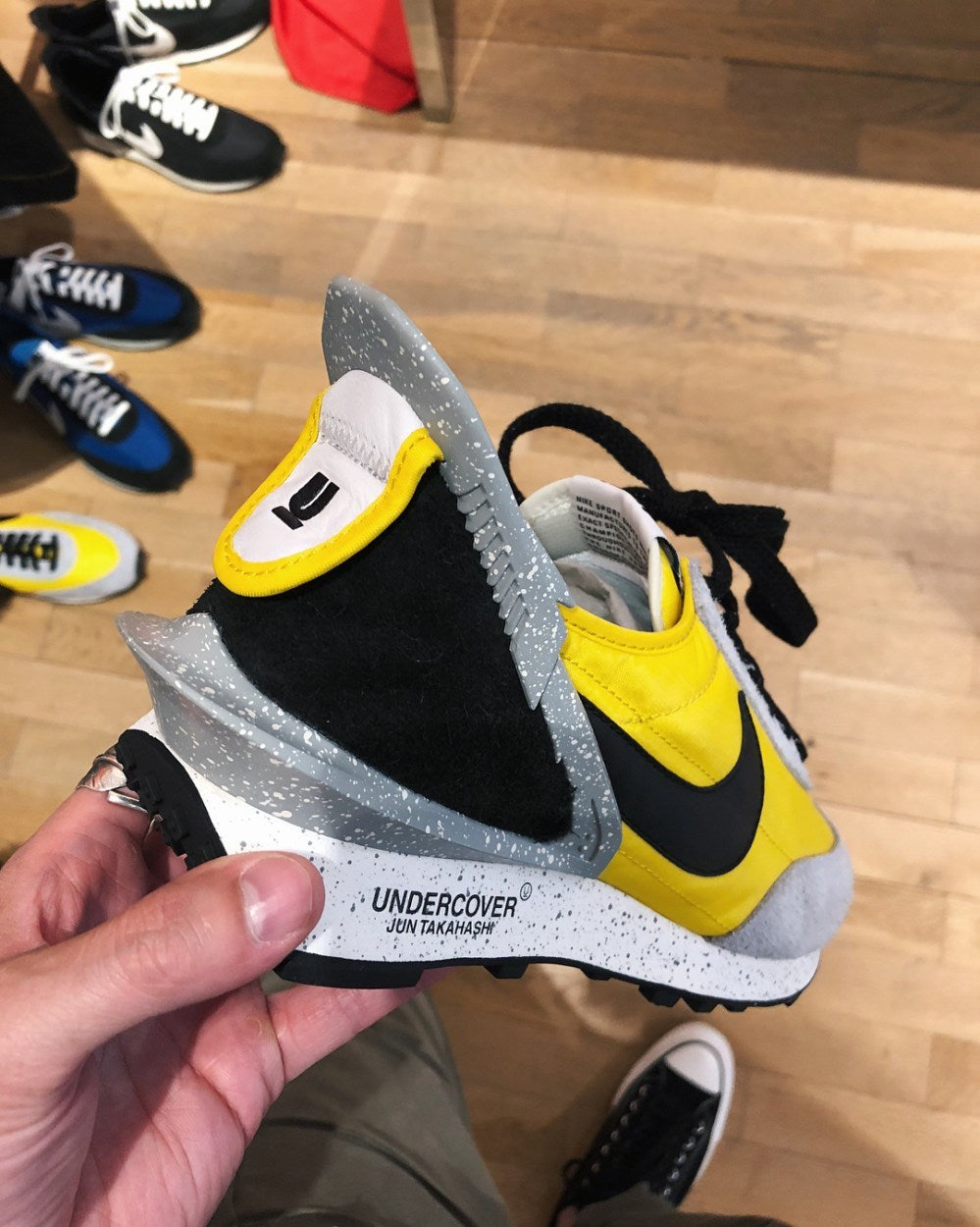 Nike x Undercover Daybreak Sneakers in Yellow BV4594-700 - product image from the listing.