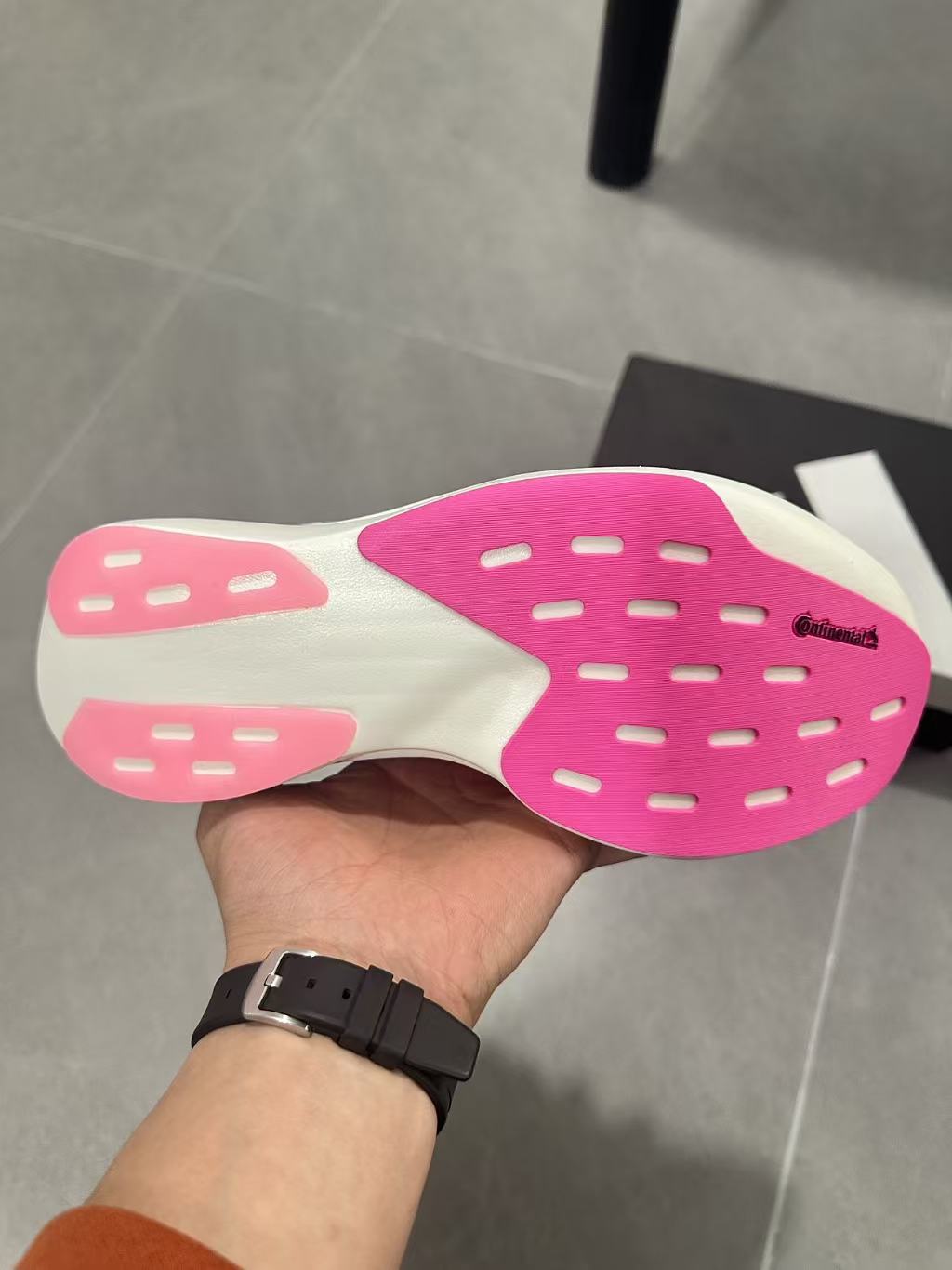 Nike Lightstrike Pro Running Shoes in White Pink Orange KI4450 - product image from the listing.