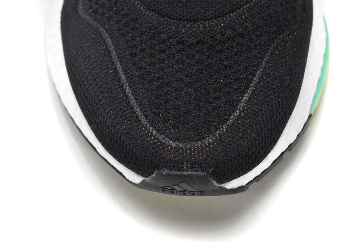 adidas UltraBoost 22 Running Shoes in Black Orange GY8681 - product image from the listing.