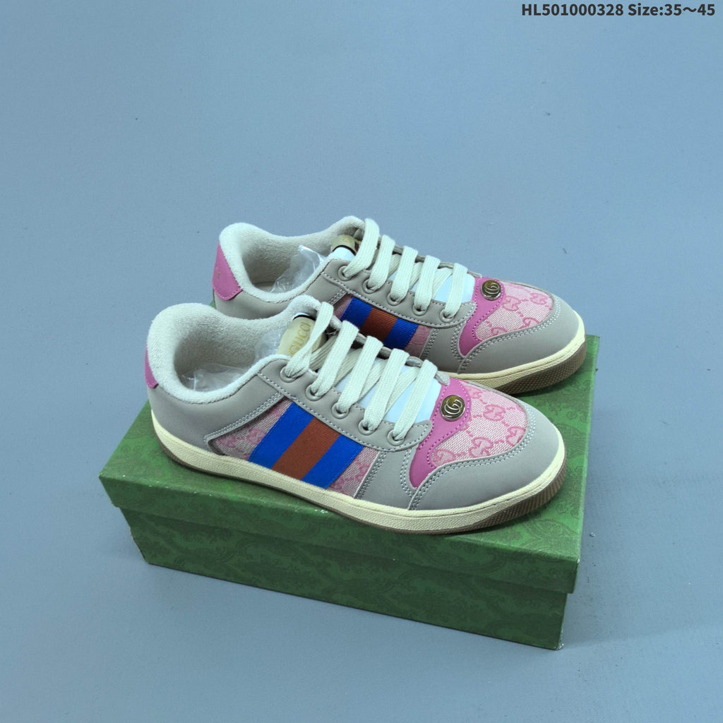 Gucci Distressed Screener Low-Cut Sneakers - product image from the listing.
