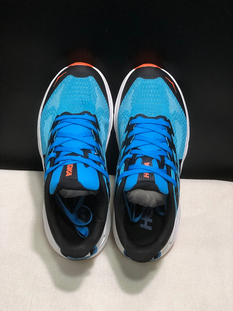 Blue HOKA Challenger 8 Trail Running Shoes - product image from the listing.