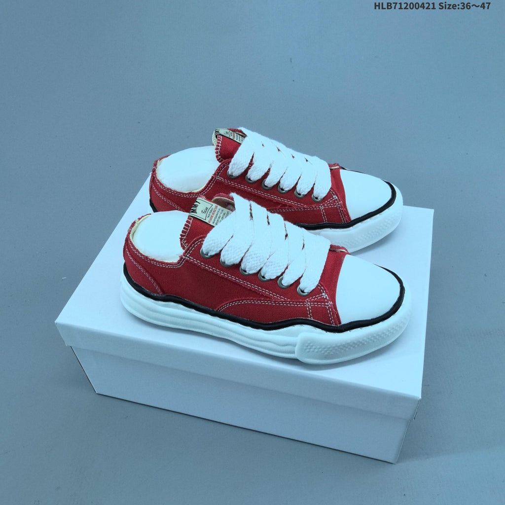 Maison MIHARA YASUHIRO Original Sole Canvas Low Trainers - product image from the listing.