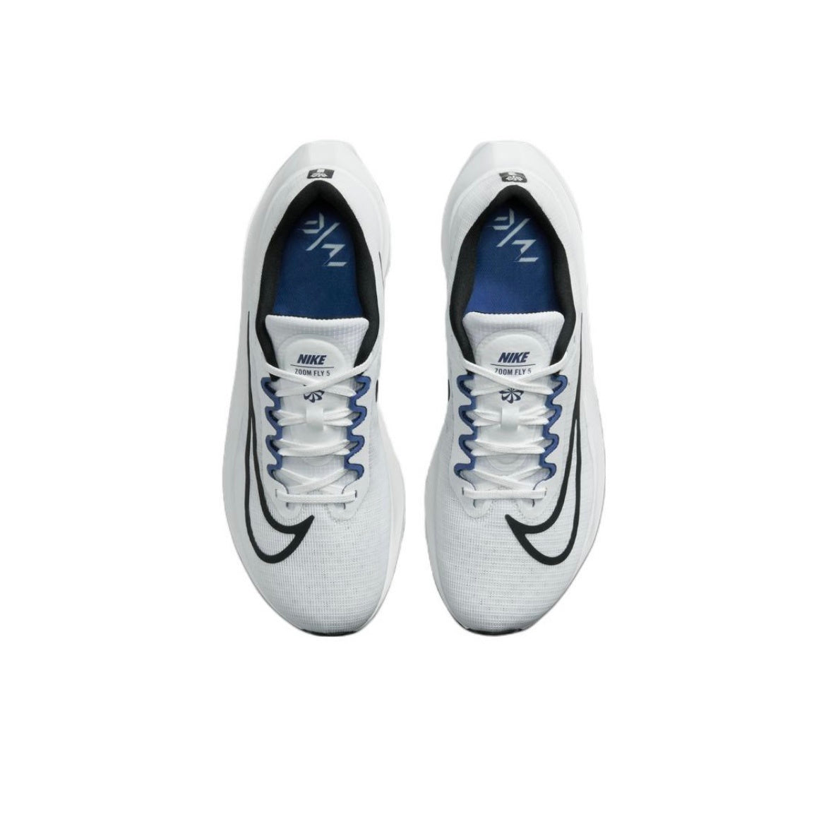 Nike Zoom Fly 5 Running Shoes in White Black DZ2769-101 - product image from the listing.