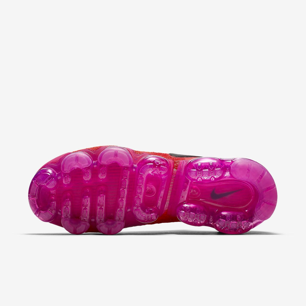 Nike Air VaporMax Flyknit Moc 2 Sneakers in Red Purple AJ6599-600 - product image from the listing.