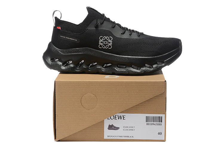 Loewe x On Cloudtilt Sneakers in Black - product image from the listing.