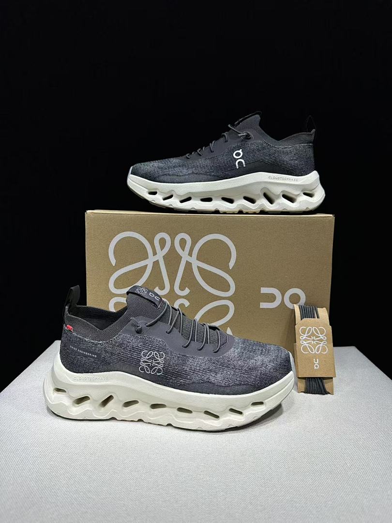 On Cloudtilt Loewe Collaboration Sneakers, in Black and White - product image from the listing.