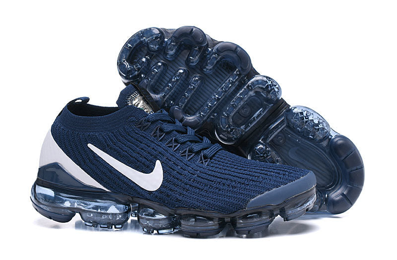 Nike Air VaporMax Flyknit 3 Sneakers in Navy AJ6900-400 - product image from the listing.