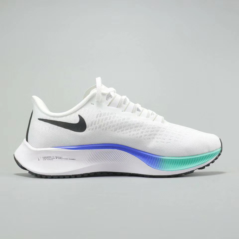 Nike Air Zoom Pegasus 37 Running Shoes in White BQ9646-103 - product image from the listing.