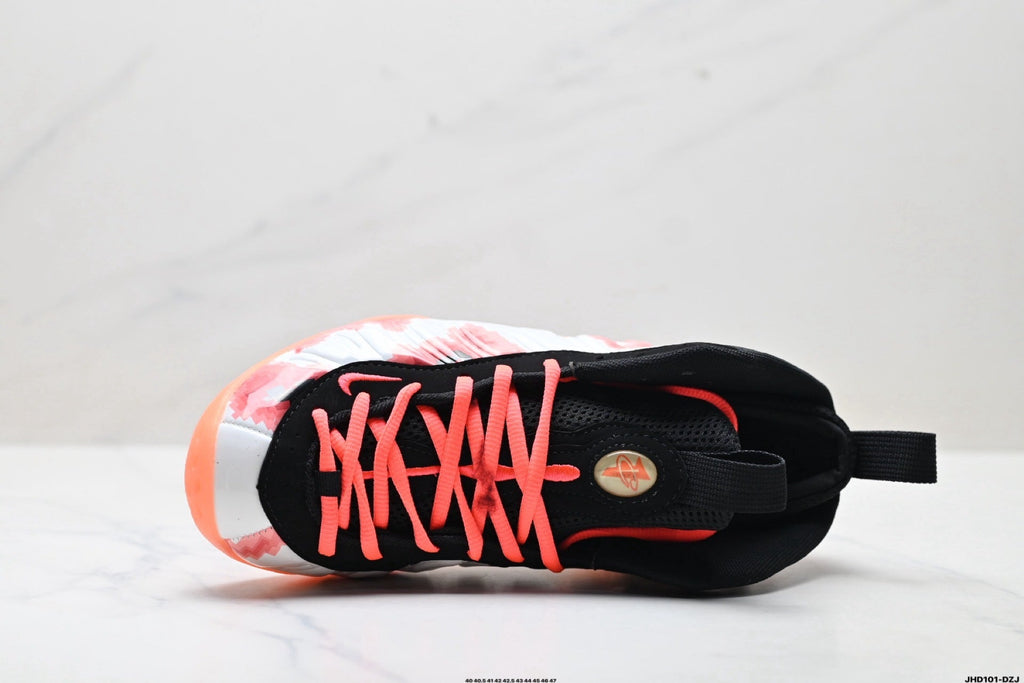 Nike Air Penny 1 Trainers Black White Bright Crimson - product image from the listing.
