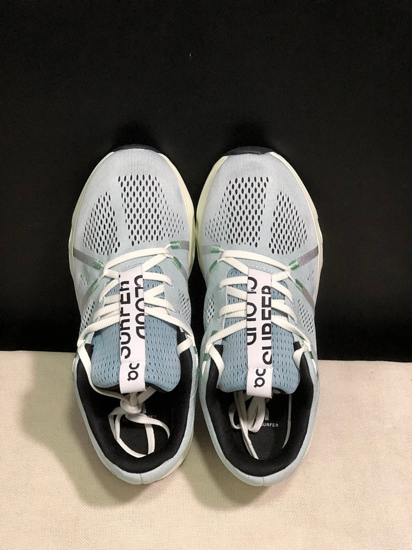 On Cloudsurfer Shoes for Running in Mineral and Aloe - product image from the listing.