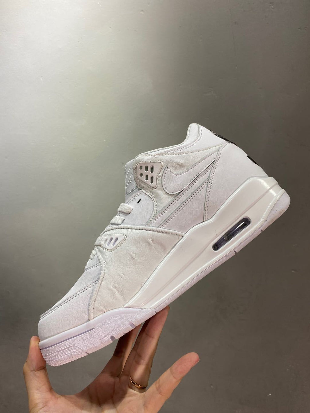 Nike Air Flight 89 High-Top Sneakers in White - product image from the listing.