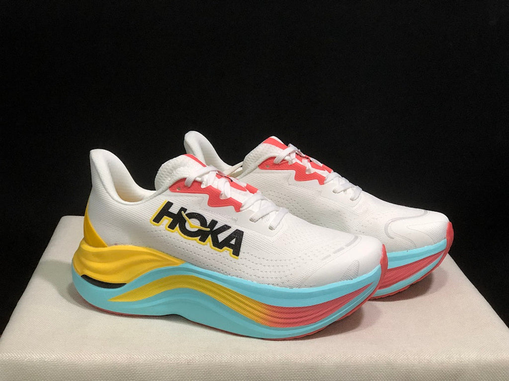 HOKA Skyward X Shoes for Running, White Multi-Color - product image from the listing.