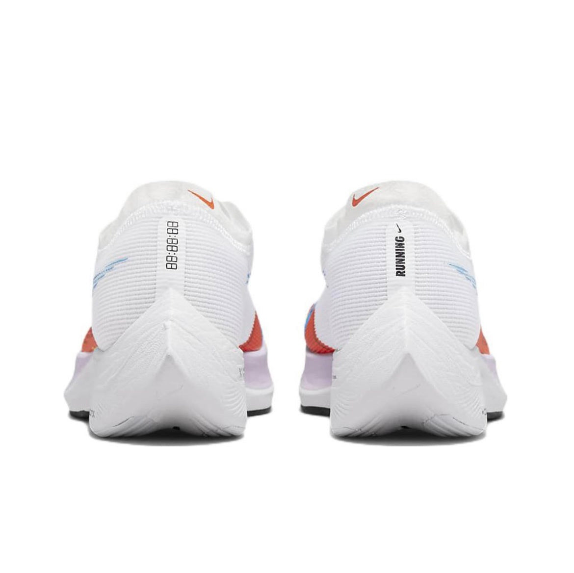 Nike ZoomX Vaporfly NEXT% 2 Running Shoes in White Blue Red CU4123-102 - product image from the listing.