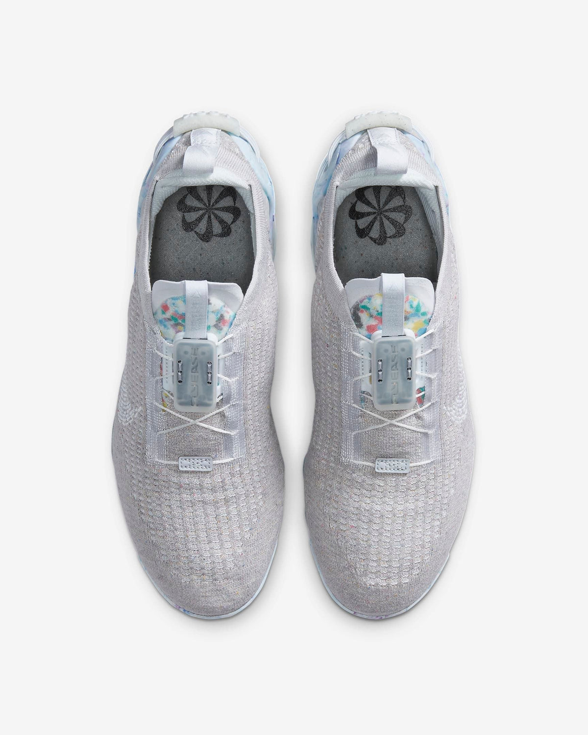 Nike Air VaporMax 2020 Flyknit Sneakers in White CJ6740-100 - product image from the listing.