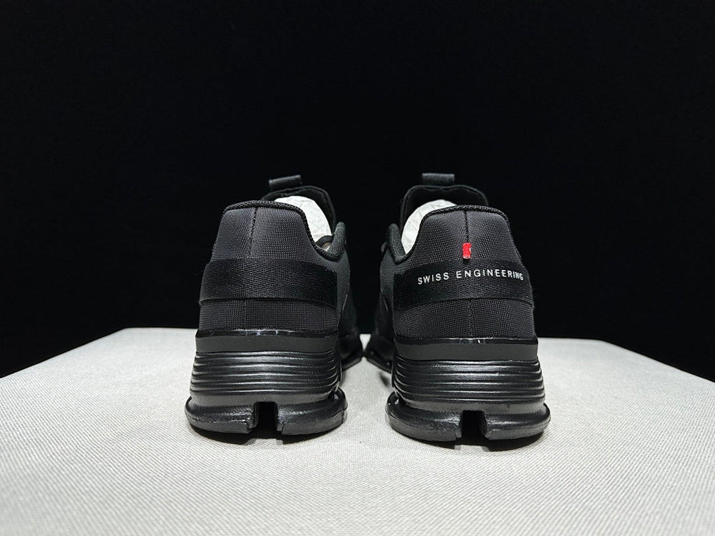 On Cloudnova Form 2 TT Trainers in Black and Eclipse - product image from the listing.