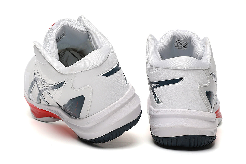 ASICS Sky Elite FF 3 Volleyball Shoes in White Navy Red - product image from the listing.