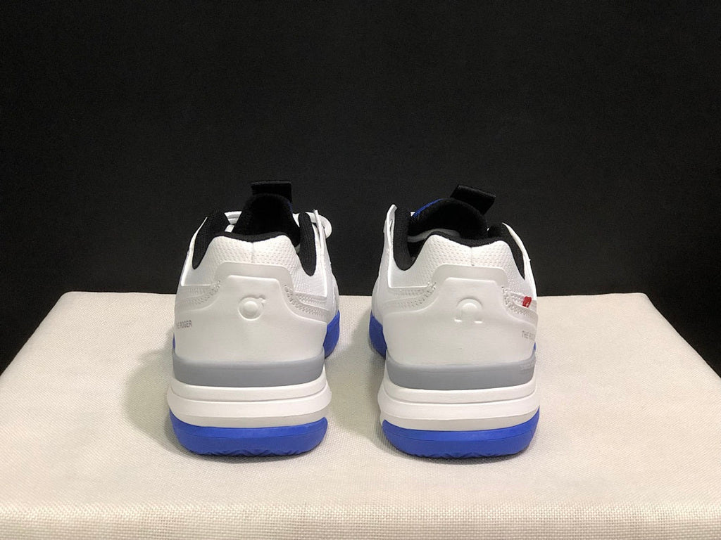 On The Roger Clubhouse Pro Sneakers in White Blue - product image from the listing.