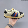 Gucci Screener Distressed Low-Cut Sneakers - product image from the listing.