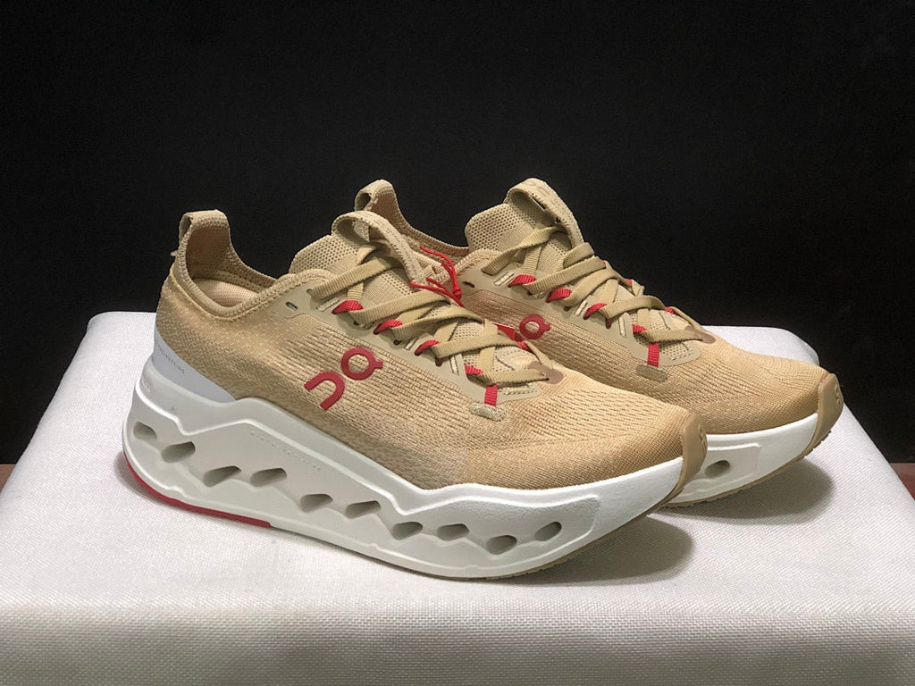 On Cloudsurfer Max Shoes for Running, Chai/Ivory - product image from the listing.